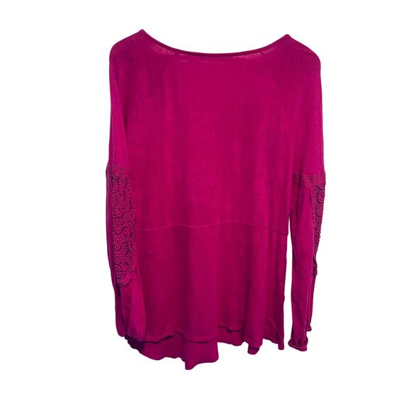 Soft surroundings pink top - Picture 2 of 7